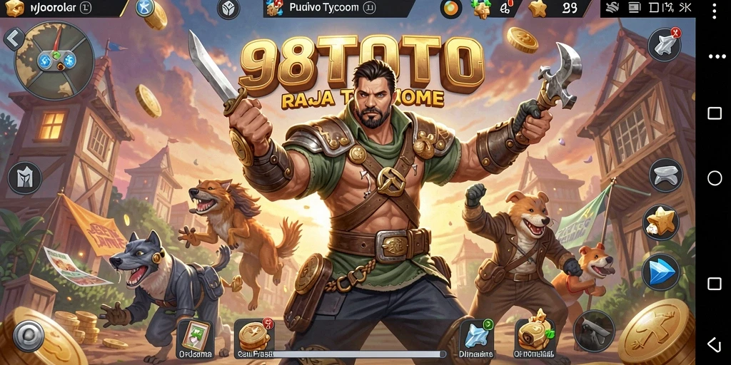 Gameplay Tycoon yang menantang dan menarik dalam 98TOTO.