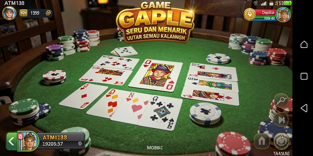Tampilan gameplay seru di ATM138 dengan fitur interaktif.