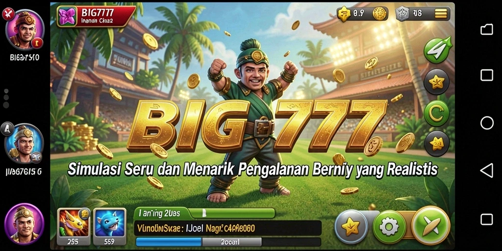 Tampilan gameplay <strong>BIG777</strong> yang memukau dan realistis untuk pengalaman bermain terbaik.