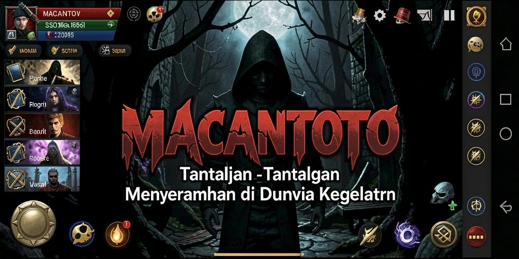 Gameplay menegangkan dalam suasana kegelapan yang mencekam.