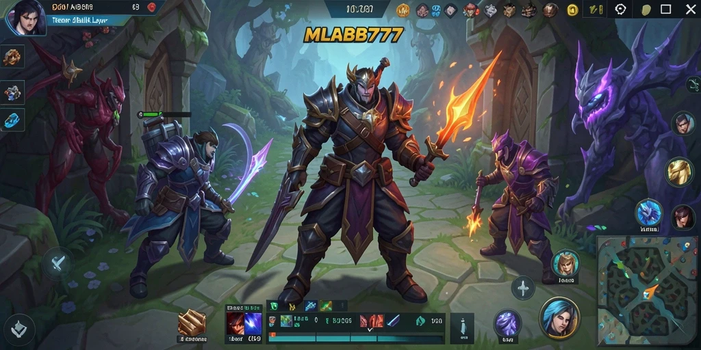 Screenshot menampilkan momen mencekam dalam gameplay MLBB777.
