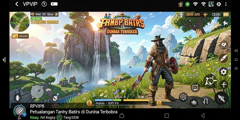 Gameplay menakjubkan di dunia terbuka RPVIP8.