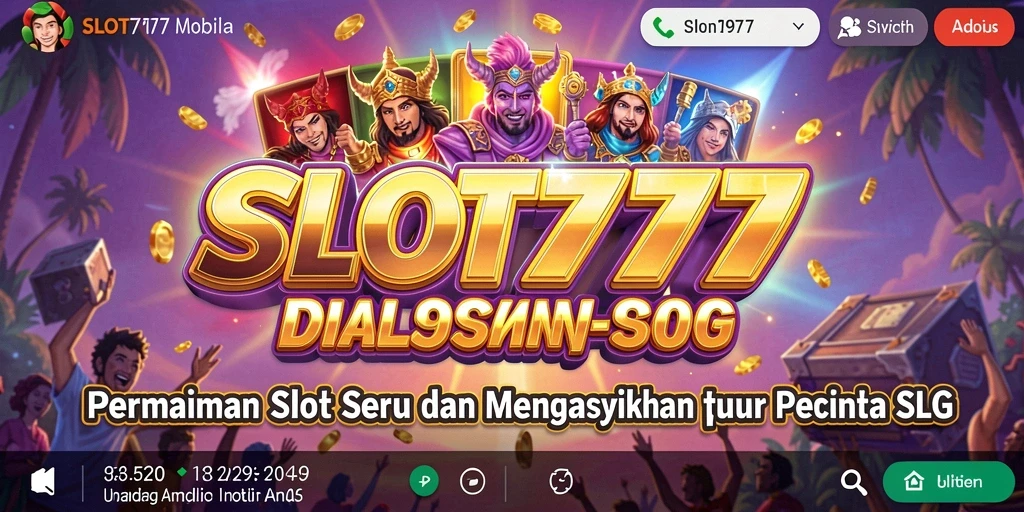 Tampilan menarik SLOT777 dengan gameplay seru dan menantang.