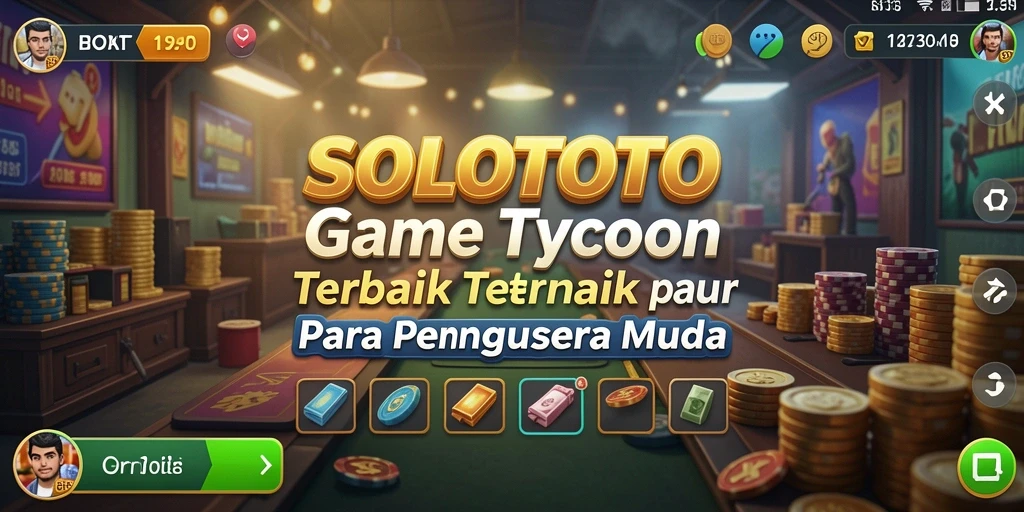 Gameplay menarik dari SOLOTOTO yang menunjukkan pembangunan bisnis.